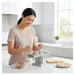 Double-Head Dumpling Maker Mold – Press Two Dumplings at Once (Brown Box)