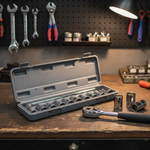 Drive Standard Socket Wrench Set -10 pc, 6 pt. 3 / 8 in.