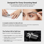 Mini Nail Clipper Set With Plastic Storage Case, (4 Pc Set)