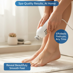 Portable Electric Foot File – Rechargeable Callus Remover & Pedicure Tool Smooth Feet