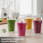 Supermom Transparent Smoothy Glass Set (Approx 300ML / 6 Pc)
