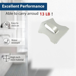 18-Piece Stainless Steel Wall Hooks: Organize Your Home Effortlessly