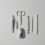 6-in-1 Professional Nail Care Kit: Clippers, Scissors & More Nail (Travel or Home)