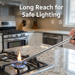 Stainless Steel Gas Lighter - Long Spark Kitchen Stoves & Restaurants (31 Cm / 1 Pc)