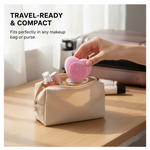 Heart-Shaped Silicone Face Wash Brush – Facial Cleansing Scrubber for Women