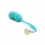Loofah Back Scrubber with Long Handle, Soft Nylon Mesh Bath Brush (45 Cm)
