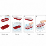 Supermom Frizzy Ice Tray with 2-in-1 Compartment for Ice Cubes and Storage Box (1 Pc)