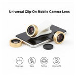 Universal Clip-On Mobile Camera Lens Kit (1 Set)