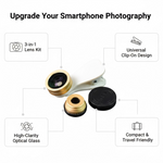 Universal Clip-On Mobile Camera Lens Kit (1 Set)