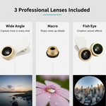 Universal Clip-On Mobile Camera Lens Kit (1 Set)
