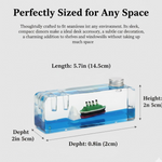 Car Interior Dashboard Decoration Floating Water Cruiser Ship (1 Pc)