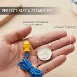 Soft Silicone Ear Plugs Hearing Protection (2 Pc Set)
