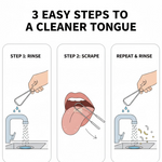 Tongue Cleaner For Kids & Adults | Tongue Scraper For Bad Breath, Maintain Oral Hygiene for Daily Use | for Fresh Breath & Bacteria Removal | Improved Taste (Steel, Copper, Tongue Cleaner / 1 Pc)