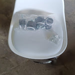 Heavy Duty Round Rolling Stool with Wheels Pedicure Stool (1 pc)