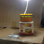 Burger Delight: Folding LED Night Lamp (1 Pc)