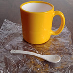 Elegant Plastic Mug with Matching Spoon