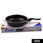 Induction-compatible nonstick fry pan, hard anodized finish