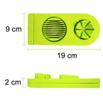 Egg slicer with segmented cutting functionality