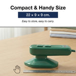 Mini Steamer & Iron: 2-in-1 Portable Travel Friendly