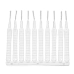 Anti-clogging shower head cleaning brushes