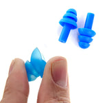 Reusable Silicone Swimming Ear Plugs Set - Comfortable & Waterproof