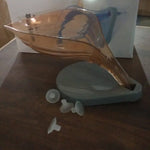 Plastic Leaf Shape Soap Box, Soap Holder (1 Pc / With Color Box)