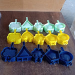 1 Pc Assorted Shape Plastic Snack Mould (Mix Design / 1 Pc)