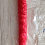 Heavy duty laundry drying rope on a clothesline.