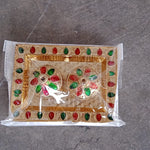 Rakasha Bandhan Special Puja Thali, Kumkum Thali Holder, Pooja Return Gift, Indian Housewarming Gifts, Brother / Bhai / Bhabhi / Sister / Family   for Rakshabandhan, Diwali (Mix Design)