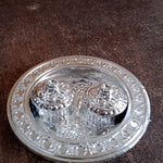 Round Shape Special Puja Thali, Kumkum Thali Holder (1 Pc / Small)