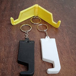 Plastic Keychain with Mobile Stand