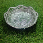 Traditional round tray for serving
