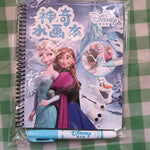 Magic Water Quick Dry Book Water Coloring Book Doodle with Magic Pen Painting Board