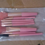 8-Piece Mini Makeup Brush Kit – Portable Premium Synthetic Set with Case (Mix Colors)