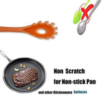 Silicone Kitchen Utensil Set - 6-Piece Heat-Resistant Non-Stick Cooking Spoons