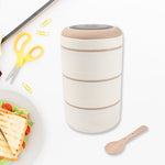 Ganesh Smart Stack 3 Layer Portable Lunch Box  for Office, School, Picnic (3 Layer)