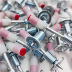 100 pcs mini steel round nails for nail guns