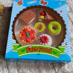 3D Fast Food Erasers Set, Cute Mini Colorful Erasers for Kids Gift & School (5 Pcs)