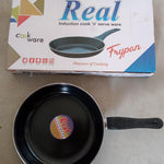 Hard anodized tadka fry pan, suitable for induction cooktops