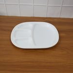 Plastic Large Compartment Dinner Plate / Thali with 4 Sections
