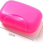 Soap dish with cover for travel