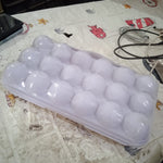 18 Grid Egg Holder Storage, Shock-Proof Egg Container with Buckle
