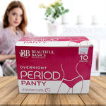 Women’s Emergency Travel Kit with Seamless Underwear Pantyliner  10 Pcs