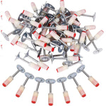 100 pcs mini steel round nails for nail guns