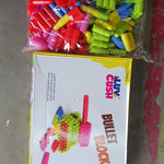 Bullet Blocks Intelligent Kids Creative Bullets Shaped Building (Approx 88 Pcs)