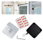Automatic sensor door closer, installation without punching.