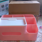 6-Compartment Desk Organizer – Multi-Function Storage  (Home/Office)