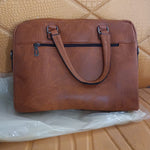 Premium Faux Leather Multipurpose Messenger Briefcase with Shoulder Strap (1 Pc)