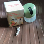 Wireless USB Rechargeable Mini Electric Garlic Machine / Chopper 3 Blades (300Ml)