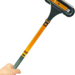 Magic window cleaner brush with handle, versatile tool for glass and mesh surfaces.